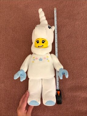 Lego Plush in Unicorn Costume